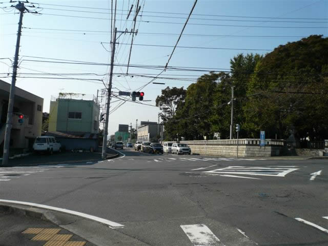 上和田の交差点